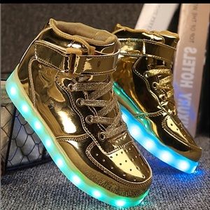 Boys' / Girls' Light Up Shoes Sneakers Gold